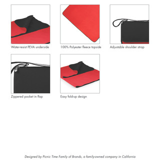 Thumbnail 6: Oniva Oniva Outdoor Picnic Blanket Tote 
