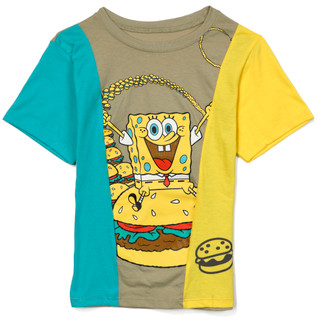 Thumbnail 2: Nickelodeon Nickelodeon Big Boys Spongebob SquarePants Shirt 