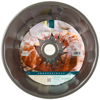 Thumbnail 1: CHICAGO METALLIC Chicago Metallic 10 in Fluted Cake Pan 