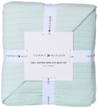 Thumbnail 1: Tommy Hilfiger Tommy Hilfiger 3 Pc Ithaca Stripe Reversible Quilt Set 