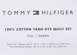 Thumbnail 7: Tommy Hilfiger Tommy Hilfiger 3 Pc Ithaca Stripe Reversible Quilt Set 