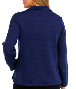 Thumbnail 2: Emily Daniels Emily Daniels Womens Quilted Mock Neck Zip Up Jacket 