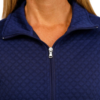 Thumbnail 3: Emily Daniels Emily Daniels Womens Quilted Mock Neck Zip Up Jacket 