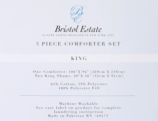 Thumbnail 3: YUNUS Yunus 3 Pc Bristol Estate Comforter Set 