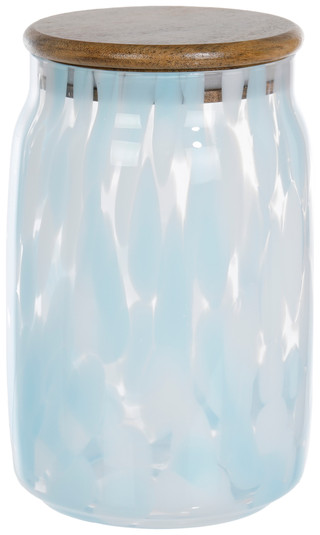 Thumbnail 2: GOURMET KITCHEN Gourmet Kitchen 34 Oz Glass Jar with Acacia Lid 