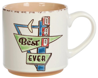 Thumbnail 1: Spectrum Spectrum 18 oz Dad Vintage Motel Ceramic Mug 