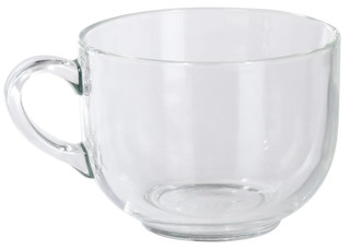 Thumbnail 1: 10 Strawberry Street 10 Strawberry Street Tazzotta Latte Soup Coffee Glass Mug 