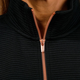 Thumbnail 3: Skechers Skechers Womens 1/4 Zip Knit Ottoman Long Sleeve Top 