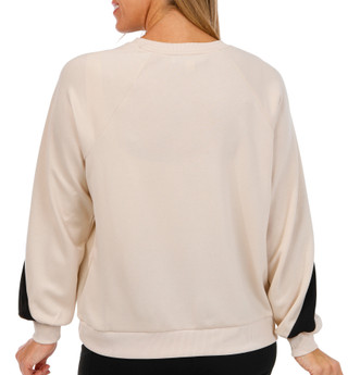 Thumbnail 3: BUNULU Bunulu Womens Long Sleeve Colorblock Crew Neck Pull-over 