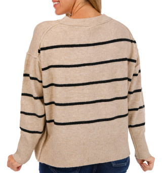 Thumbnail 2: MOON & MADISON Moon & Madison Juniors Striped Sweater 