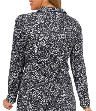 Thumbnail 2: Lillie Green Lillie Green Womens Active Polo Long Sleeve Top 