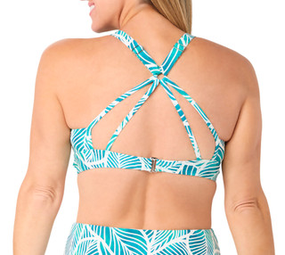 Thumbnail 2: N BY NEXT N By Next Womens Palms Print Sports Bra Swim Top 