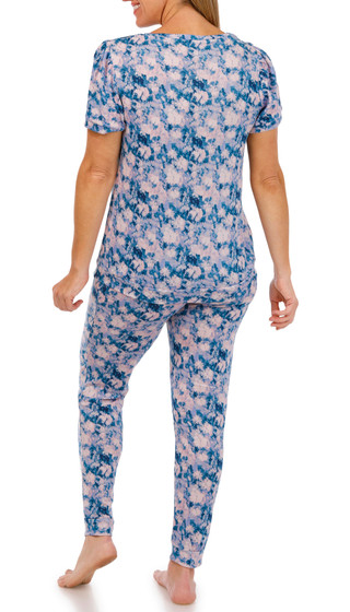 Thumbnail 2: Jessica Simpson Jessica Simpson Womens 2 Pc Washed Bouquets Sleepwear Set 