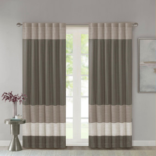 Thumbnail 2: Madison Park Madison Park Amherst Polyoni Pintuck Window Curtain 