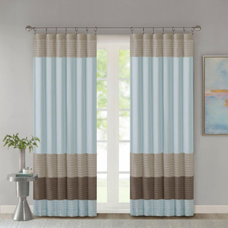 Thumbnail 3: Madison Park Madison Park Amherst Polyoni Pintuck Window Curtain 
