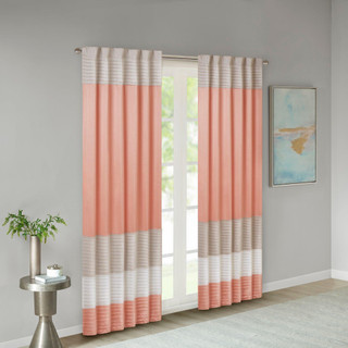 Thumbnail 1: Madison Park Madison Park Amherst Polyoni Pintuck Window Curtain 