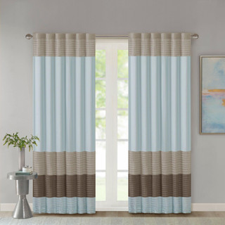 Thumbnail 2: Madison Park Madison Park Amherst Polyoni Pintuck Window Curtain 