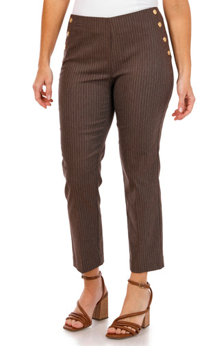 Thumbnail 1: Zac & Rachel Zac & Rachel Womens Slim Leg Striped Sailor Pants 
