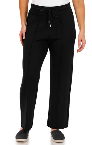 Thumbnail 1: Express Womens Wide Leg Scuba Drawstring Pants 