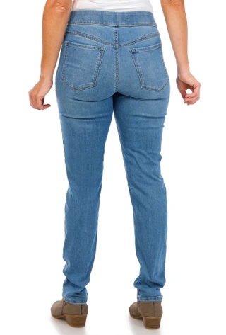 Thumbnail 3: Gloria Vanderbilt Gloria Vanderbuilt Womens Pull-On Amanda Jeans 