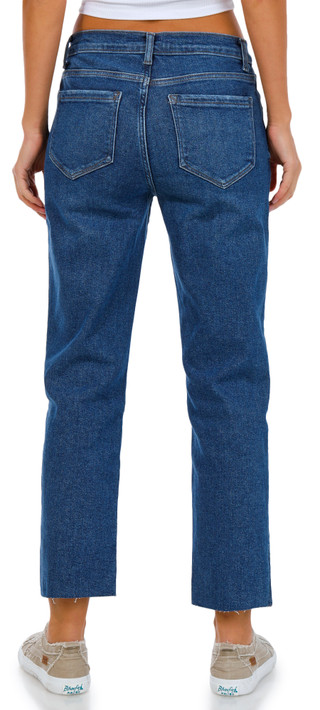 Thumbnail 2: Kensie Kensie Womens Allie High Rise Slim Straight Leg Jeans 