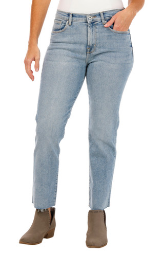 Thumbnail 1: Kensie Kensie Womens Allie High Rise Slim Straight Leg Jeans 