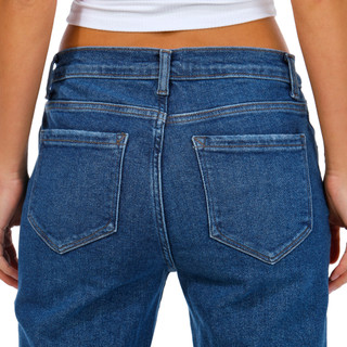 Thumbnail 3: Kensie Kensie Womens Allie High Rise Slim Straight Leg Jeans 