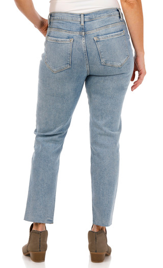 Thumbnail 2: Kensie Kensie Womens Allie High Rise Slim Straight Leg Jeans 