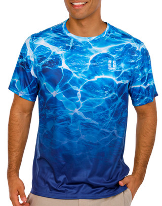 Thumbnail 1: REEL LEGENDS Reel Legends Mens UPF 50+ Reel-Tec Short Sleeve Print Shirt 