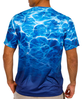 Thumbnail 3: REEL LEGENDS Reel Legends Mens UPF 50+ Reel-Tec Short Sleeve Print Shirt 