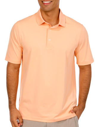 Thumbnail 1: GREG NORMAN Greg Norman Mens Performance Knit Short Sleeve Solid Polo 