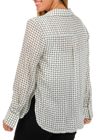 Thumbnail 2: MAX STUDIO Max Studio Womens Long Sleeve Button Down Top 