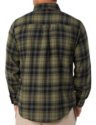 Thumbnail 5: TRUE TIMBER True Timber Mens Plaid Long Sleeve Flannel Button Shirt 