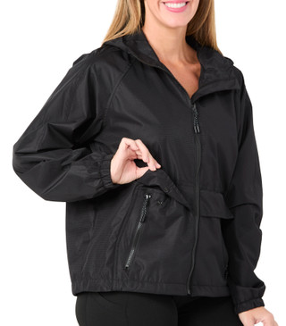 Thumbnail 2: REEL LEGENDS Reel Legends Womens Solid Boxy Raincoat 