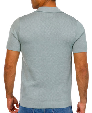 Thumbnail 3: Kenneth Cole Kenneth Cole Mens Short Sleeve Johnny Collar Sweater Polo 