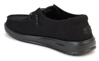 Thumbnail 3: Hey Dude Hey Dude Womens Wendy Triple Black Slip On Shoes 