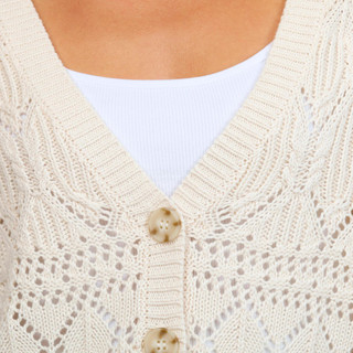 Thumbnail 3: Chelsea & Theodore Chelsea & Theodore Juniors Long Sleeve Open Weave Cardigan 