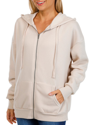 Thumbnail 1: Pink Rose Pink Rose Juniors Brushed Fleece Zip Up Jacket 