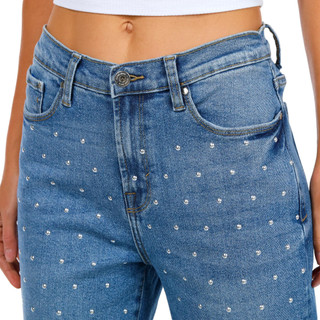 Thumbnail 3: Kensie Kensie Womens The Ella High Rise Straight Leg Jeans 
