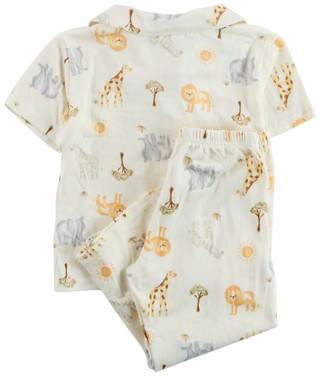 Thumbnail 2: Rugged Bear Rugged Bear Toddler Boy 2 Pc Animals Pajama Set 