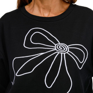 Thumbnail 2: Kaktus Kaktus Petite Long Sleeve Holiday Bow Sweater 