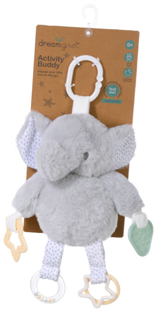 Thumbnail 1: DREAMGRO Dreamgro Baby Activity Stroller Rattle Elephant Toy 