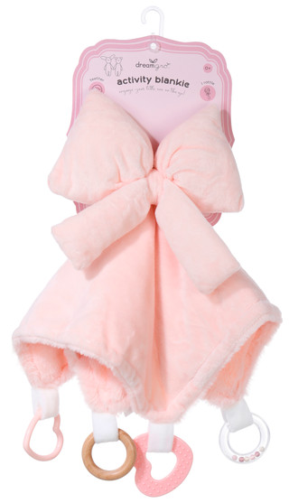 Thumbnail 1: DREAMGRO Dreamgro Baby Activity Bow Buddy Blankie 