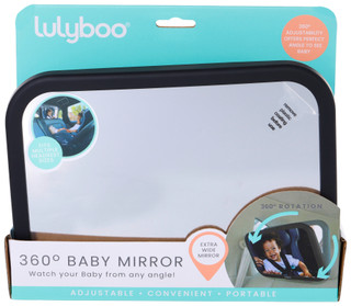 Thumbnail 1: Lulyboo Lulyboo 360 Rotating Square Baby Car Mirror 