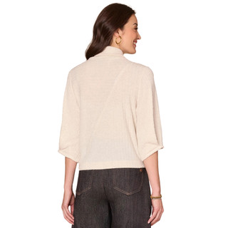 Thumbnail 2: Democracy Democracy Womens Elbow Mock Neck Knit Top 