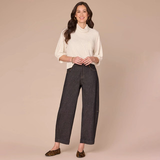 Thumbnail 4: Democracy Democracy Womens Elbow Mock Neck Knit Top 