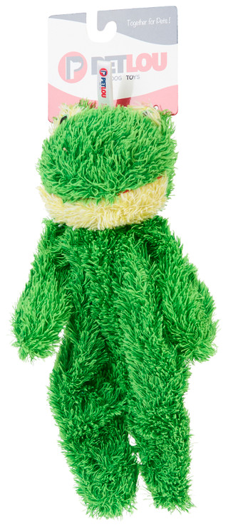 Thumbnail 1: Petlou Petlou 13 in Floppy Frog Dog Toy 