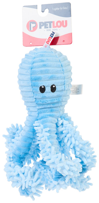 Thumbnail 1: Petlou Petlou 14 in Blue Bay Octopus Dog Toy 