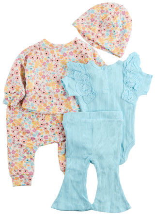 Thumbnail 2: Jessica Simpson Jessica Simpson Baby Girl 5 Pc Layette Set 