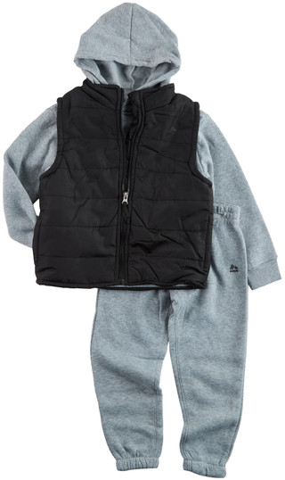 Thumbnail 1: RBX RBX Big Boys Active 3 Pc Hoodie Vest Set 